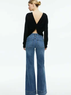 Women Alice and Olivia Akers Reversible Pullover