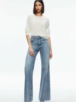 Women Alice and Olivia Akers Reversible Pullover