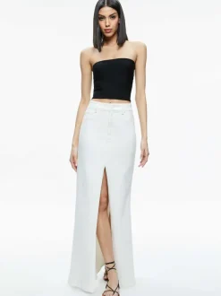 Women Alice and Olivia Alison Full Length Tube Top