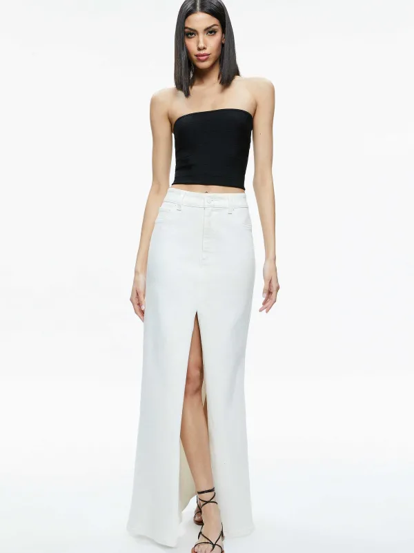 Women Alice and Olivia Alison Full Length Tube Top