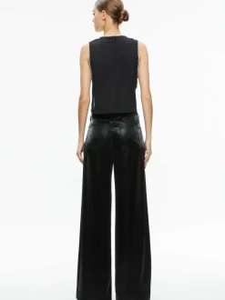 Women Alice and Olivia Amal Embellished Tank With Bandeau