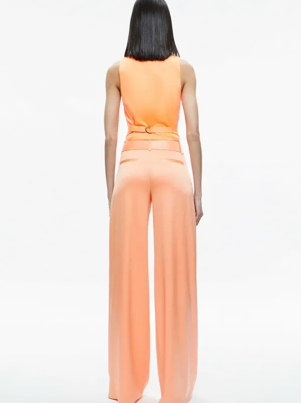 Women Alice and Olivia Amber Collared Vest