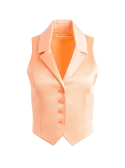 Women Alice and Olivia Amber Collared Vest