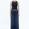 Women Alice and Olivia Anders Low Rise Pleated Jean