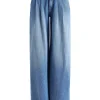 Women Alice and Olivia Anders Low Rise Pleated Jean