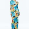 Women Alice and Olivia A+O X Basquiat Delora Maxi Dress