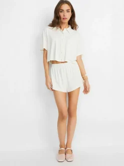 Women Alice and Olivia A+O X Big Feelings Madden Short Sleeve Set