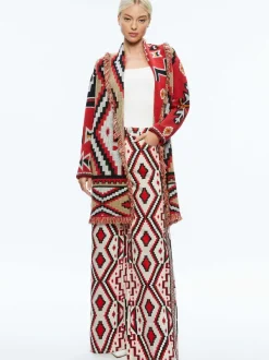 Women Alice and Olivia Astrid Long Cardigan