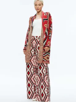 Women Alice and Olivia Astrid Long Cardigan