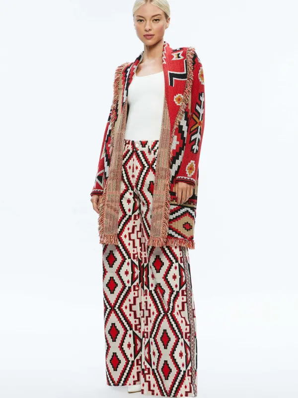 Women Alice and Olivia Astrid Long Cardigan