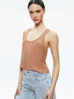 Women Alice and Olivia Avril Boxy Tank