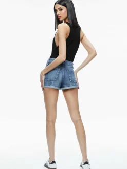 Women Alice and Olivia Avril Boxy Tank
