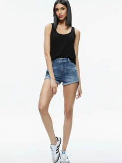 Women Alice and Olivia Avril Boxy Tank