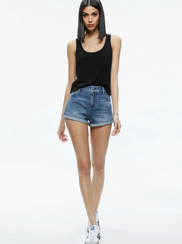 Women Alice and Olivia Avril Boxy Tank