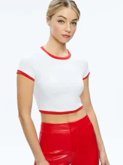 Women Alice and Olivia Baby Tee