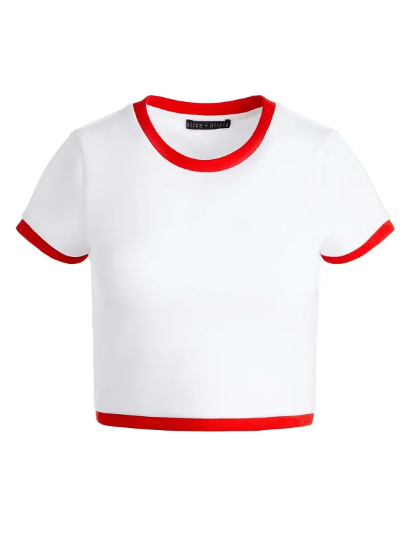 Women Alice and Olivia Baby Tee