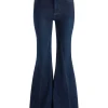 Women Alice and Olivia Beautiful Seamed Wide Leg Jean