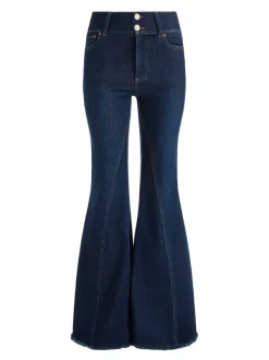 Women Alice and Olivia Beautiful Seamed Wide Leg Jean