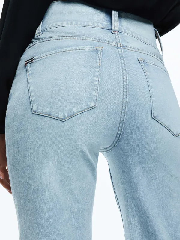 Women Alice and Olivia Beautiful Seamed Wide Leg Jean