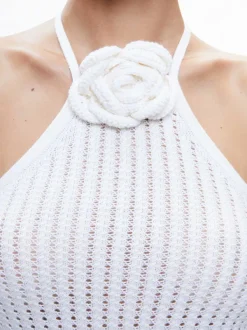 Women Alice and Olivia Bessie Halter Top
