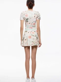 Women Alice and Olivia Blaise Pickleball Mini Skort