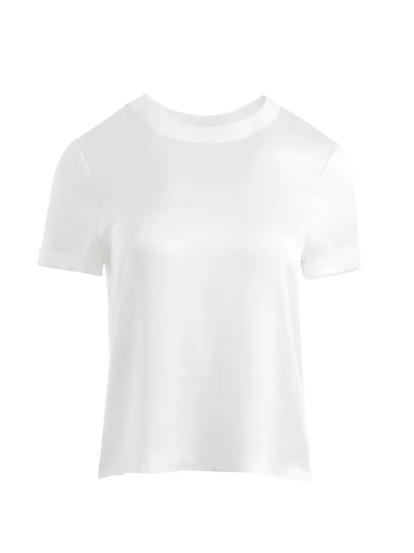 Women Alice and Olivia Braden Drop Shoulder Tee