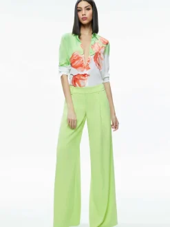 Women Alice and Olivia Brady Slim Button Down