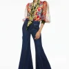 Women Alice and Olivia Brentley Tie Neck Blouse