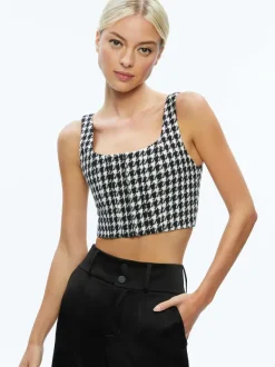 Women Alice and Olivia Breslin Corset Top