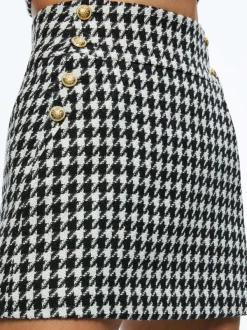 Women Alice and Olivia Breslin Corset Top + Donald Side Button Skirt