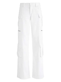 Women Alice and Olivia Cay Baggy Cargo Jeans