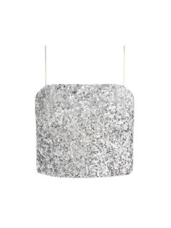 Women Alice and Olivia Ceresi Sequin Bandeau Crop Top