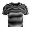 Women Alice and Olivia Cindy Classic Cropped Tee