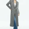 Women Alice and Olivia Colley Long Tweed Coat