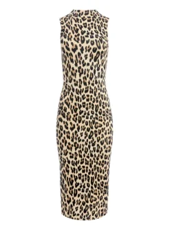 Women Alice and Olivia Delora Fitted Mock Neck Dress