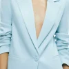 Women Alice and Olivia Denny Notch Collar Boyfriend Blazer