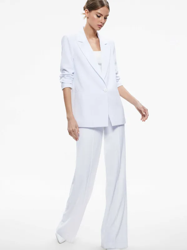 Women Alice and Olivia Denny Notch Collar Boyfriend Blazer