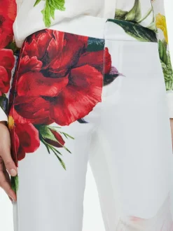 Women Alice and Olivia Denny Notch Collar Boyfriend Blazer + Livi Mid Rise Trouser