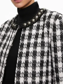Women Alice and Olivia Deon Two-Fer Tweed Jacket + Mace Tweed Mini Skort