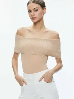 Women Alice and Olivia Dolan Foldover Sleeveless Pullover