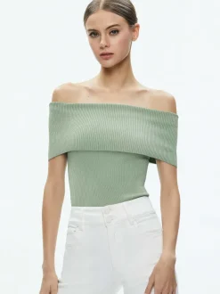 Women Alice and Olivia Dolan Foldover Sleeveless Pullover