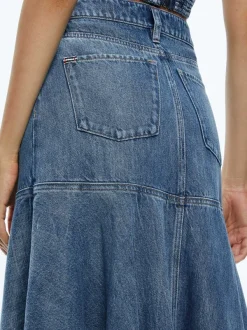 Women Alice and Olivia Donella High Low Skirt
