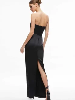 Women Alice and Olivia Doreen Strapless Maxi Dress