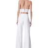 Women Alice and Olivia Dylan Vegan Leather Wide Leg Pant