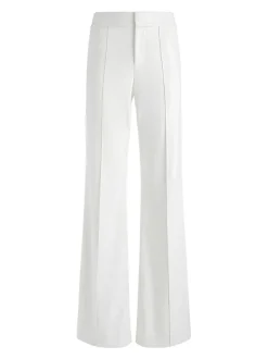 Women Alice and Olivia Dylan Vegan Leather Wide Leg Pant