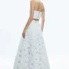 Women Alice and Olivia Earla High Waisted Floral Embellished Skirt