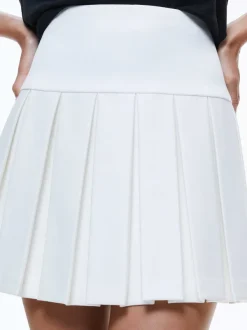 Women Alice and Olivia Emilie Box Pleat Mini Skirt