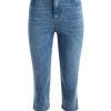 Women Alice and Olivia Emmie Mid Rise Clam Digger Jean