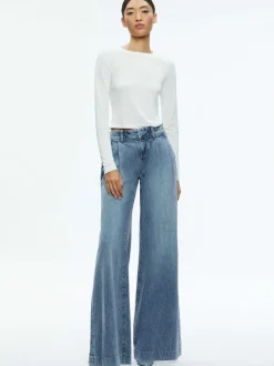 Women Alice and Olivia Eric Low Rise Jean