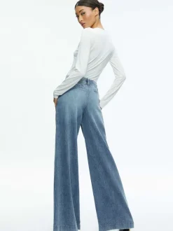 Women Alice and Olivia Eric Low Rise Jean